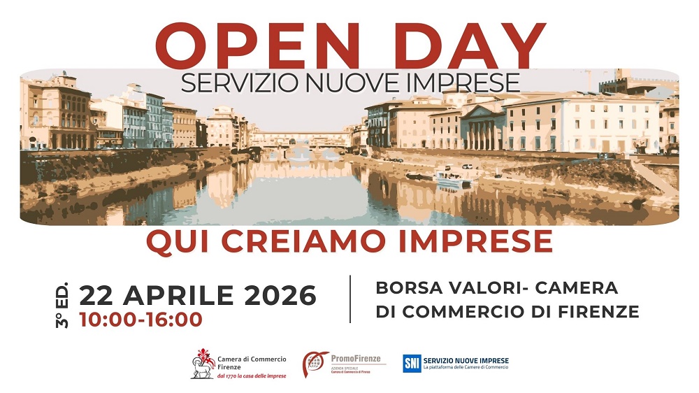 Open Day del Servizio Nuove Imprese del 22 aprile 2026
