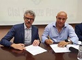 Il presidente Bassilichi firma la convenzione con la Cisl