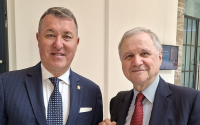 Il Presidente della Camera di Commercio di Firenze, Massimo Manetti e Ignazio Visco