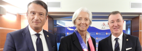 Giuseppe Salvini, Christine Lagarde, Massimo Manetti