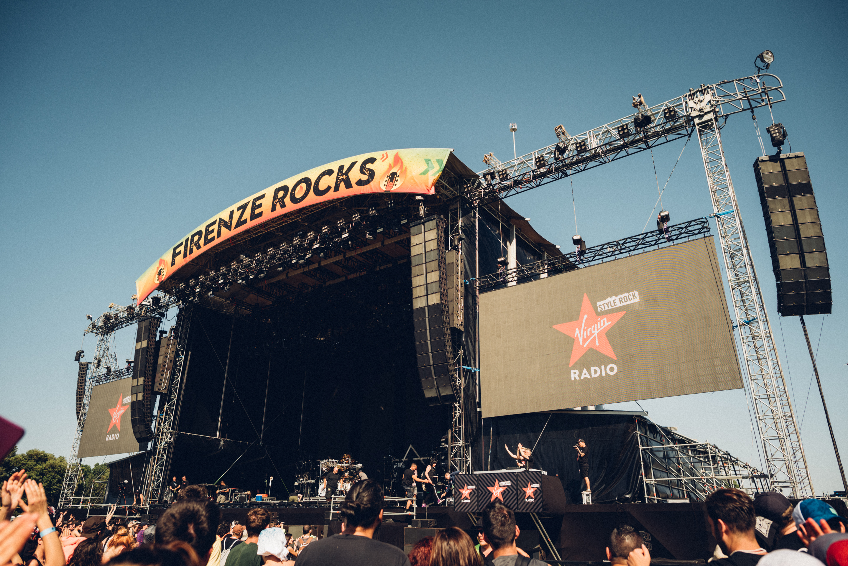 Il palco di Firenze Rocks