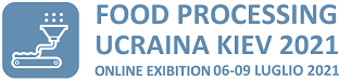 Logo dell'evento "Food processing Ukraine"