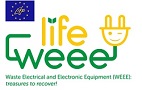 logo progetto LifeWeeerifiuti elettrici ed elettronici (RAEE)