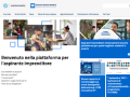 homepage della piattaforma