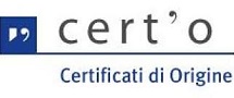 logo servizio per i certificati d'origine