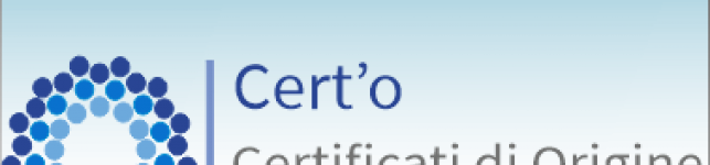 logo del servizio per i certificati di origine