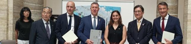 La delegazione di Kyoto in visita alla Camera di commercio di Firenze