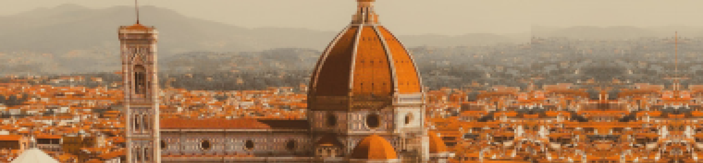 panorama di Firenze con Duomo e Campanile di Giotto