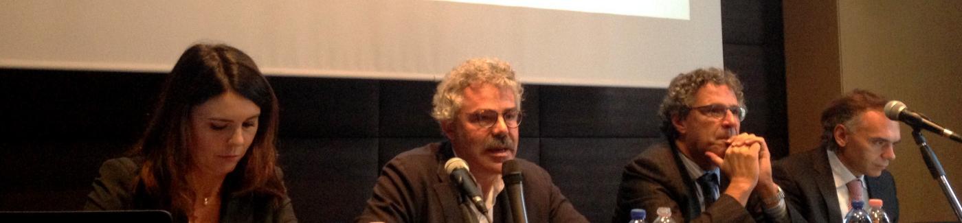 Il tavolo dei relatori al seminario sull'economia circolare