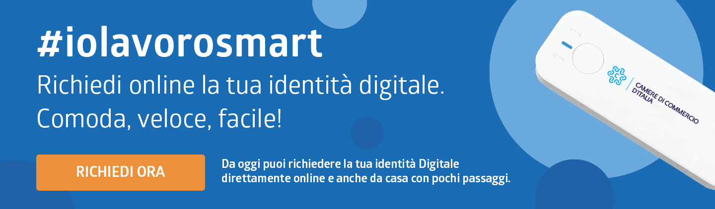 Banner sul rilascio online della firma digitale